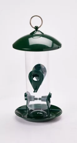 Green 4-Station Bird Feeder -Modern Decor Shop 810355433 A2 2