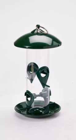Green 4-Station Bird Feeder -Modern Decor Shop 810355433 A3 4