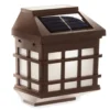 Brown 5x LED Solar 4-Piece Deck Light Set