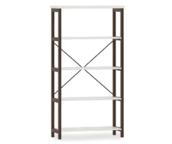 Farmhouse 5-Tier Bookshelf -Modern Decor Shop 810465179 3