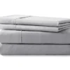 Light Gray Microfiber Full 4-Piece Sheet Set