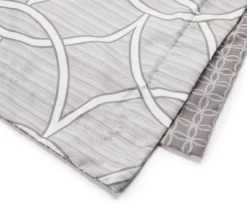 Gray Geo King 14-Piece Comforter Set -Modern Decor Shop 810505588 2