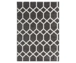 Real Living Gray Zion Trellis Rug -Modern Decor Shop 810511042