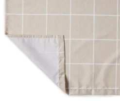 Taupe Ronan Valance & Tier 3-Piece Curtain Set 5 Taupe Ronan Valance & Tier 3-Piece Curtain Set -Modern Decor Shop 810511104 2