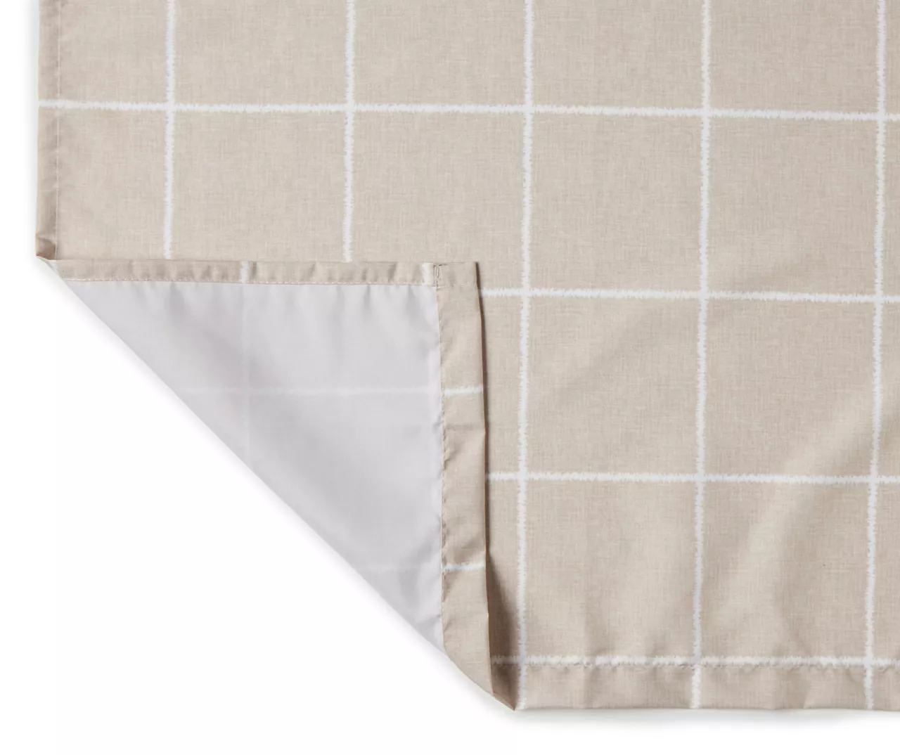 Taupe Ronan Valance & Tier 3-Piece Curtain Set 3 Taupe Ronan Valance & Tier 3-Piece Curtain Set - Image 3