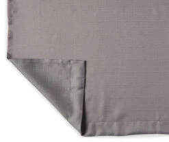 Gray Tucker Valance & Tier 3-Piece Curtain Set -Modern Decor Shop 810511406 2