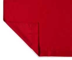 Red Marla Valance & Tier 3-Piece Curtain Set -Modern Decor Shop 810511409 2
