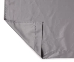 Gray Marla Valance & Tier 3-Piece Curtain Set -Modern Decor Shop 810511410 2