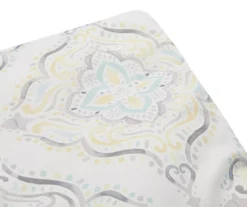 Real Living Yellow & Aqua Medallion Comforter Set -Modern Decor Shop 810515866 1