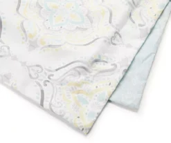 Real Living Yellow & Aqua Medallion Comforter Set -Modern Decor Shop 810515866 2