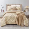 Tan Tile King 14-Piece Comforter Set