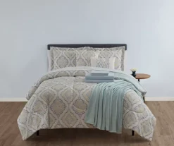 Real Living Yellow & Aqua Medallion Comforter Set -Modern Decor Shop 810516719