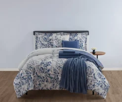 Real Living Blue Floral Comforter Set 12 Real Living Blue Floral Comforter Set -Modern Decor Shop 810517121