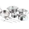 Stainless Steel 12-Piece Cookware Set