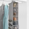 10-Shelf Closet Organizer With Pockets