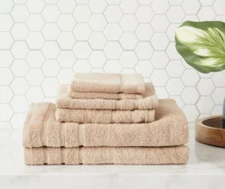 Real Living 6-Piece Bath Towel Set -Modern Decor Shop 810528371 2
