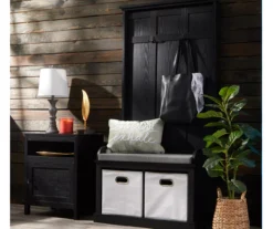 Real Living Villa Park 2-Hook Hall Tree With Cushioned Bench -Modern Decor Shop 810529578 3