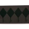 Black Diamond Chalkboard 4-Hook Wall Decor
