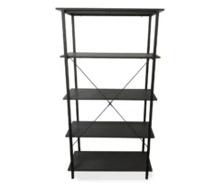 Real Living Rustic 5-Shelf Bookcase 23 Real Living Rustic 5-Shelf Bookcase -Modern Decor Shop 810534675 3