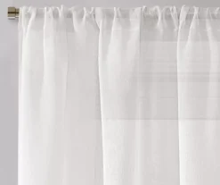 Real Living Bayview Textured Rod Pocket Sheer Curtain Panel -Modern Decor Shop 810541525 3