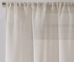 Real Living Bayview Textured Rod Pocket Sheer Curtain Panel -Modern Decor Shop 810541529 3