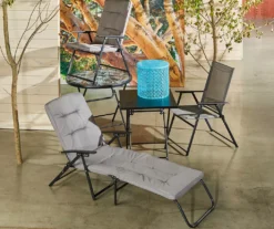 Black Square Steel Outdoor Folding Table -Modern Decor Shop 810545275 810545406 810545410 810545417 810545419 9 1