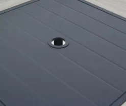 Rome Wood Look Tile Patio Dining Table -Modern Decor Shop 810557270 3