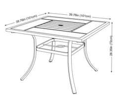 Rome Wood Look Tile Patio Dining Table -Modern Decor Shop 810557270 X0 1