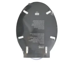 White Oblong Wood Toilet Seat -Modern Decor Shop 810557533 11
