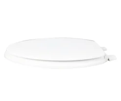White Oblong Wood Toilet Seat -Modern Decor Shop 810557533 14