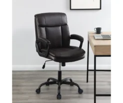 Real Living Faux Leather Office Chair -Modern Decor Shop 810559968 11