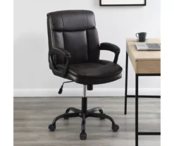 Real Living Faux Leather Office Chair -Modern Decor Shop 810559968