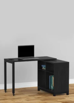 Real Living Seven Hills Metal & Melamine 4-Cube Pivot Desk With USB Charging -Modern Decor Shop 810561092 11