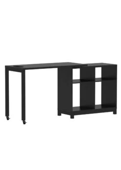 Real Living Seven Hills Metal & Melamine 4-Cube Pivot Desk With USB Charging -Modern Decor Shop 810561092 31