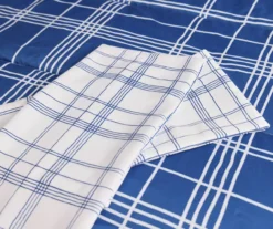 Real Living Blue Plaid Bed-in-a-Bag Reversible Comforter Set 17 Real Living Blue Plaid Bed-in-a-Bag Reversible Comforter Set -Modern Decor Shop 810562918 810563035 810562919 810562920 4