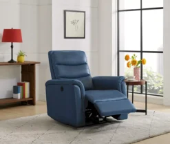 Real Living Faux Leather Power Recliner -Modern Decor Shop 810568022 2