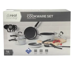 Non-Stick 14-Piece Rivet Handle Cookware Set -Modern Decor Shop 810568359