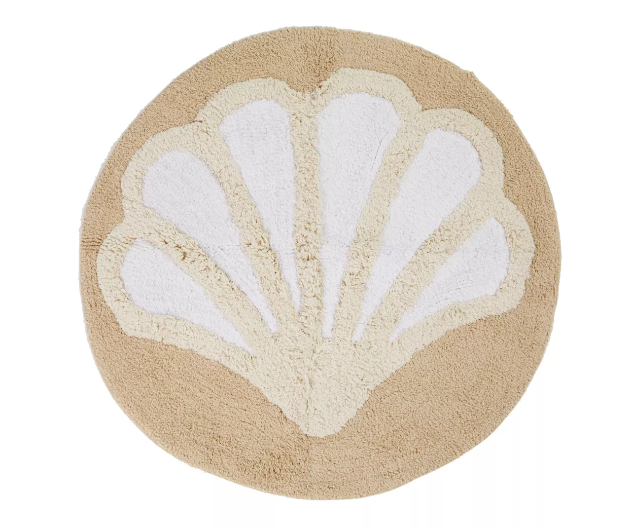 Grecian Getaway Beige Shell Round Bath Rug 1 Grecian Getaway Beige Shell Round Bath Rug