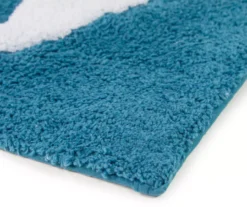 Grecian Getaway Travis Blue & White Crab Bath Rug -Modern Decor Shop 810571918 1 A8