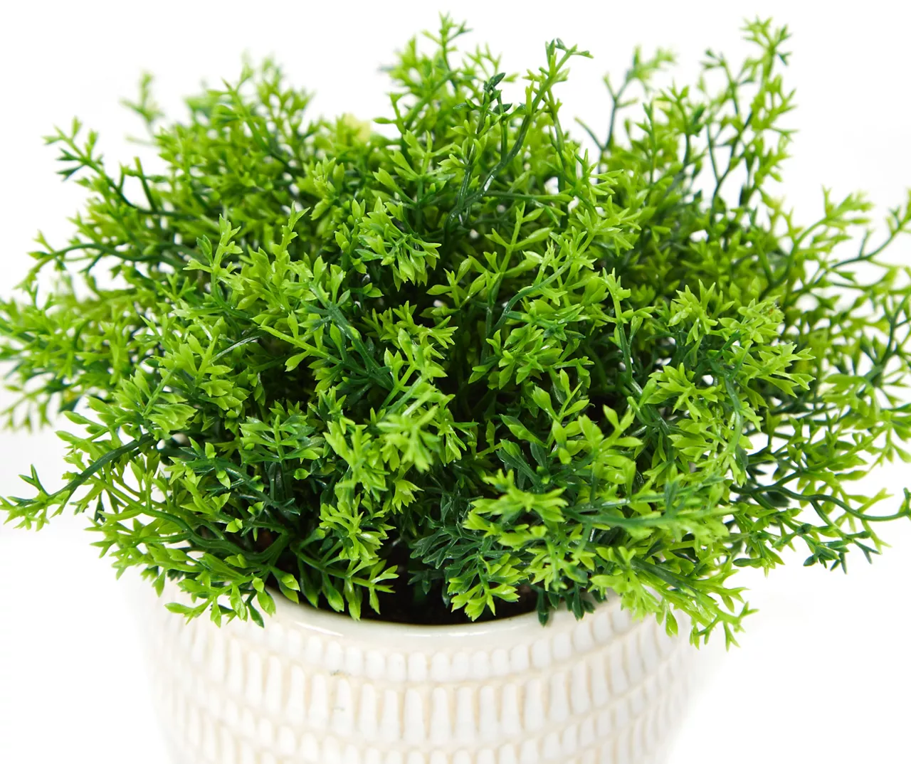 Artificial Greenery In White Arch Texture Pot 2 Artificial Greenery In White Arch Texture Pot - Image 2