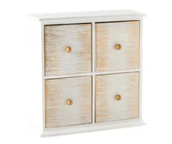 Grecian Getaway Off-White 4-Drawer Cubby 6 Grecian Getaway Off-White 4-Drawer Cubby -Modern Decor Shop 810592574 A1 1
