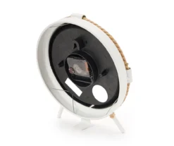 Grecian Getaway White & Tan Rope-Accent Mini Clock 5 Grecian Getaway White & Tan Rope-Accent Mini Clock -Modern Decor Shop 810592575 A8 3