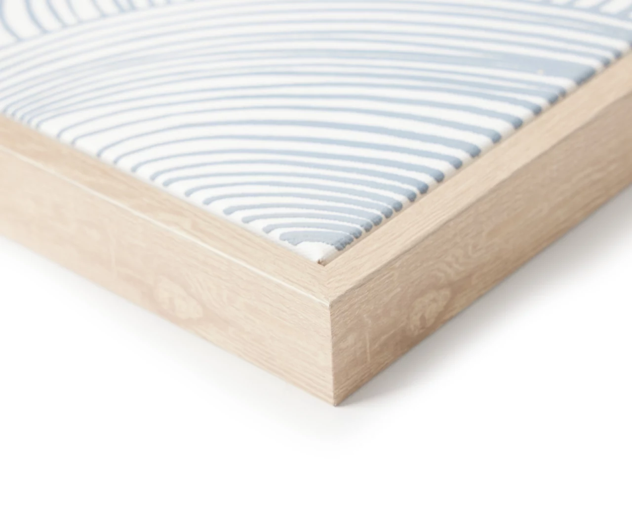 Zenspired Blue & White Raised Arch Framed Canvas 2 Zenspired Blue & White Raised Arch Framed Canvas - Image 2