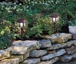Brown Windowpane 8-Piece LED Solar Pathway Light Set -Modern Decor Shop 810594026 A8 2