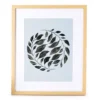 Zenspired Blue Leaf Framed Art Print