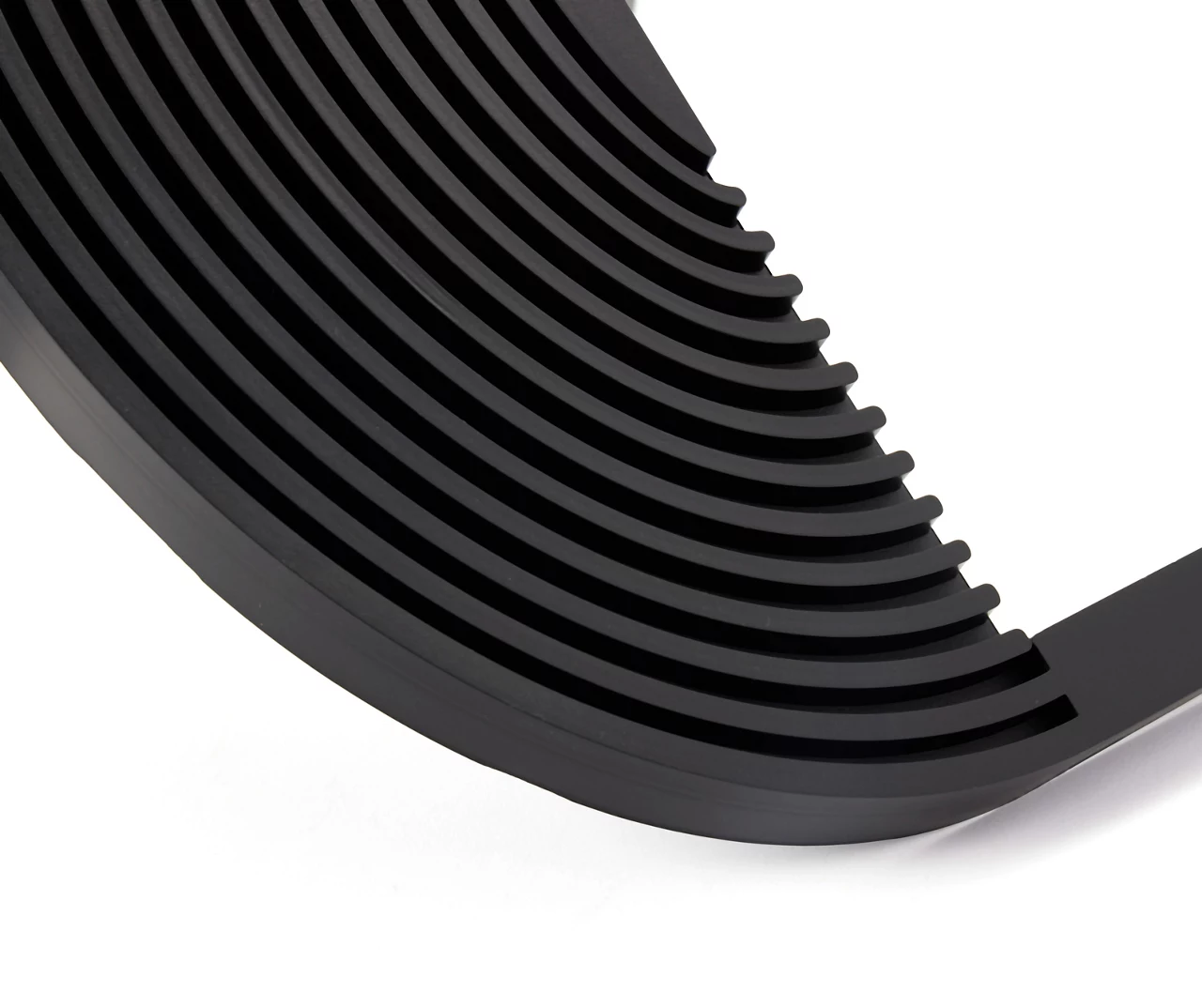 Zenspired Black Oval Arch-Groove Wall Mirror 3 Zenspired Black Oval Arch-Groove Wall Mirror - Image 3