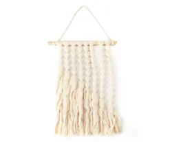 Zenspired Beige Tiered Woven Wall Decor