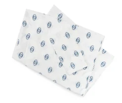 Real Living Grecian Getaway White & Blue All-Seeing Eyes Sheet Set