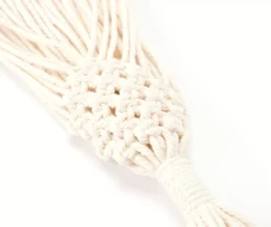 Bohemian Farmhouse Ivory Macrame Wall Plant Pocket -Modern Decor Shop 810602515 A8 2