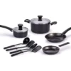 Black Non-Stick 10-Piece Cookware Set